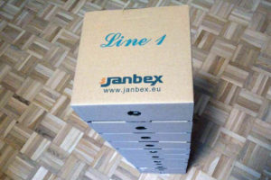 Ein Stapel Janbex PLA 3D-Druckmaterial