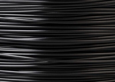 Amolen Filament PLA Nahaufnahme - zwar kein Silk PLA aber ganz klassisch schwarzes