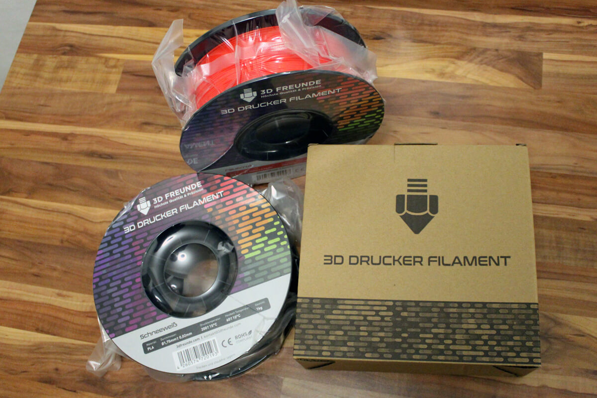 3D Freunde PLA bietet Filament aus Deutschland mit guter Druckqualität