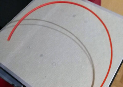 Einzelner Filament Strang von Creality PLA Filament