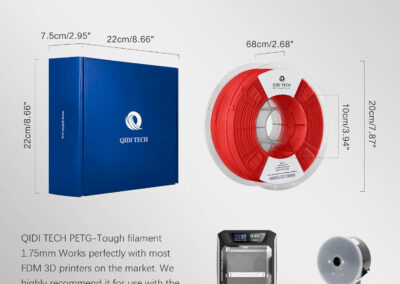 Hochwertiges PET G Filament von QIDI TECH im Test