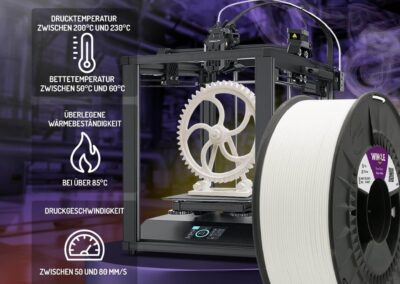 ABS EU (Winkle Filament aus der europäischen Union) - ABS Druck Einstellungen sind ein Leichtes