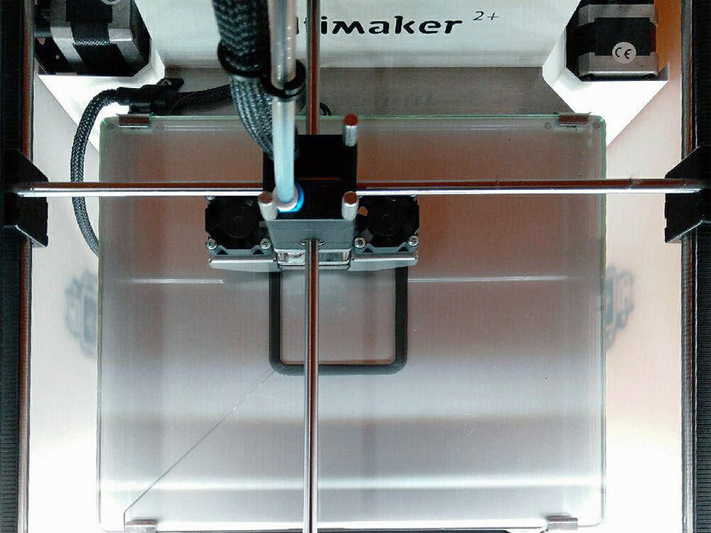 Testdruck mit einem 3D Drucker Fertigmodell (Ultimaker 2+)