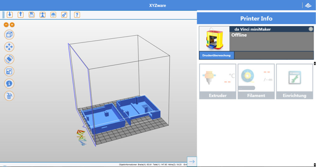 XYZware stammt von XYZprinting